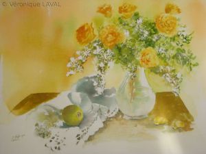 Voir le détail de cette oeuvre: Roses citron